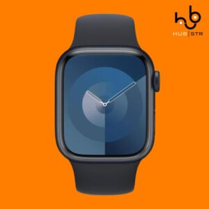 Apple Watch Series 9 (2023) GPS + Celular 45 mm – Alumínio Midnight – Bracelete desportiva Preto (Grade A)